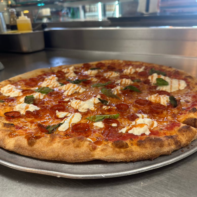 2 Slice Hot Honey Barratta.