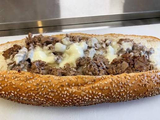 Philly - Style Beef Cheese Steak.