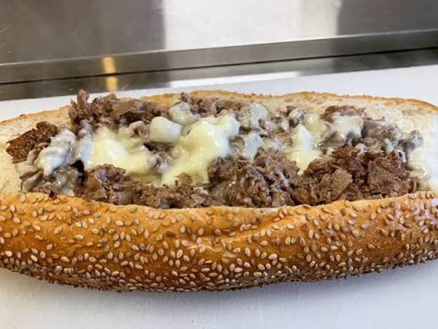Philly - Style Beef Cheese Steak.