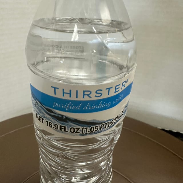 Thirster Water.