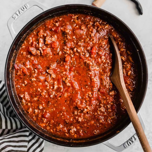 Meat Sauce.
