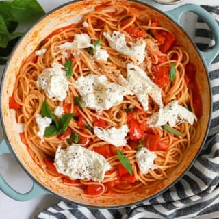 Pasta with Burrata Cheese