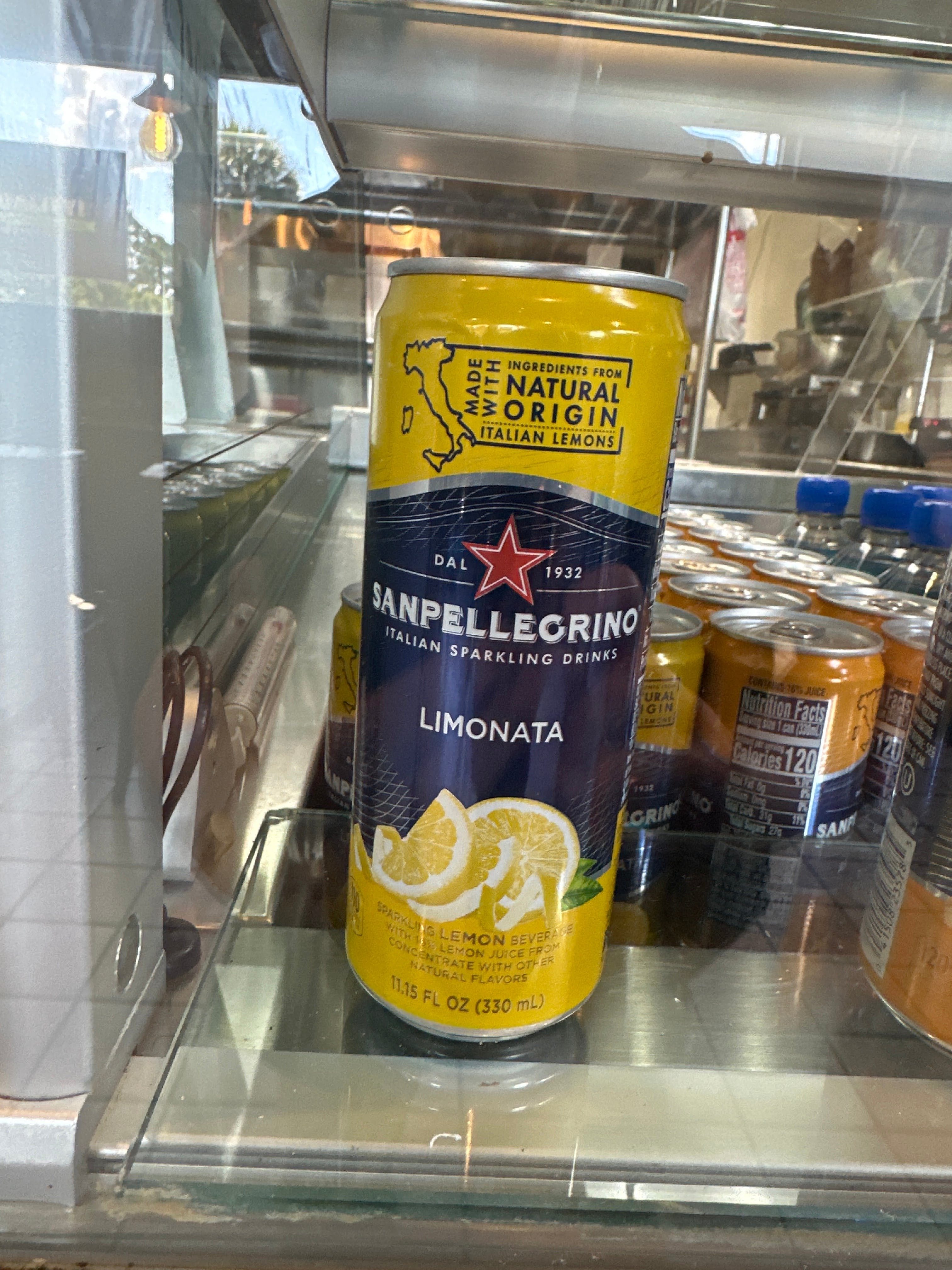 SanPellegrino Sparkling Lemon.