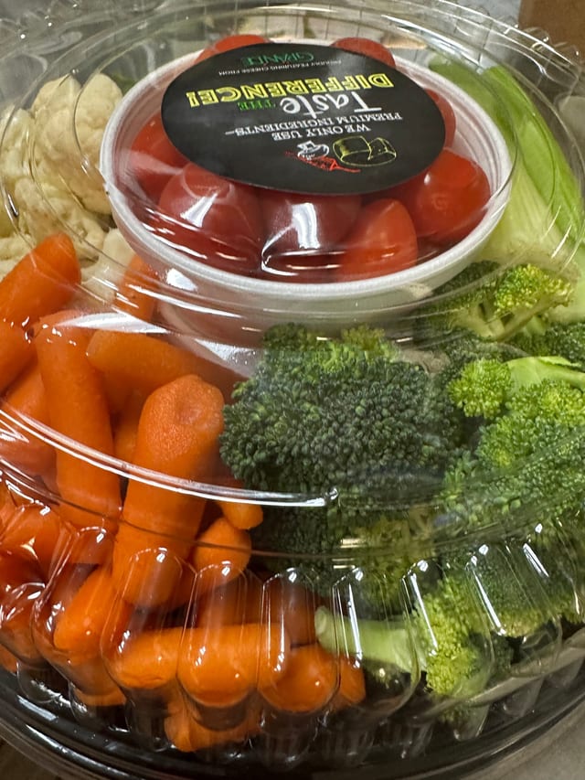 Vegetable Tray Catering.