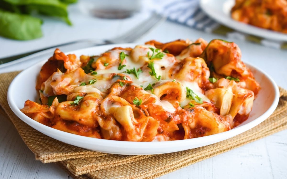 Baked Cheese Tortellini.