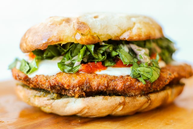 Chicken Cutlet Caprese.