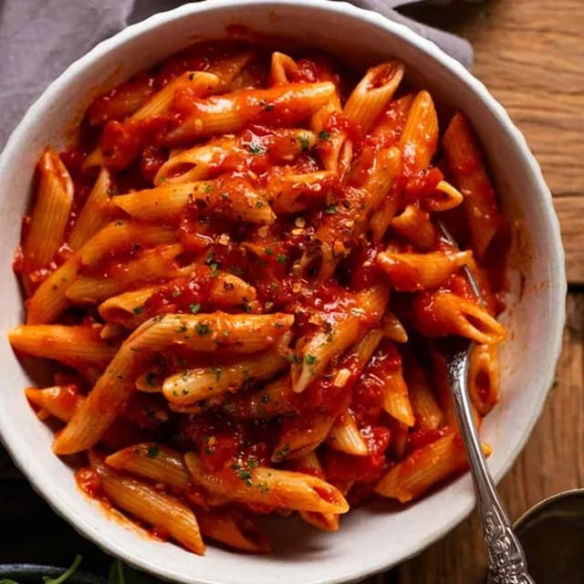 Pasta with Tomato Sauce.