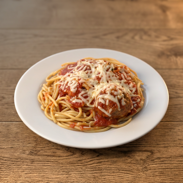 Kid's Spaghetti & Meatball.