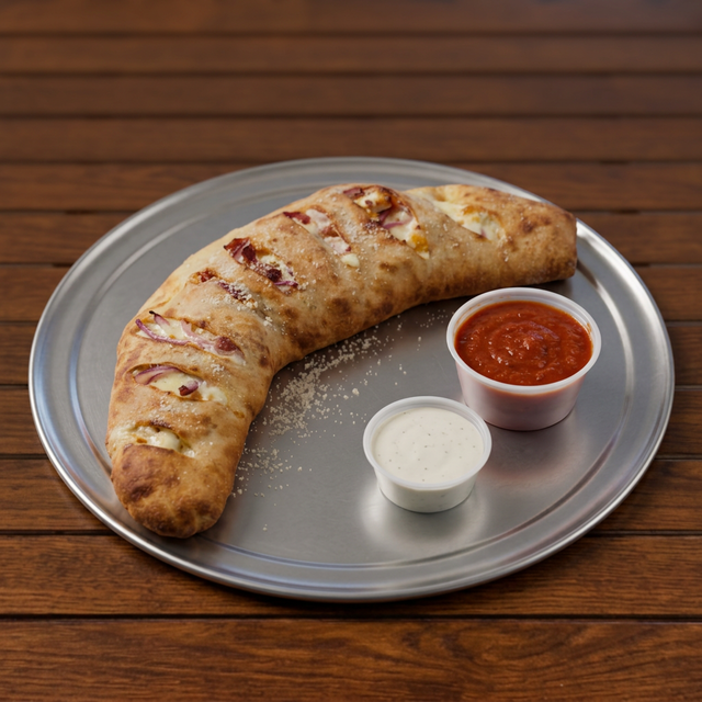 Grilled Chicken Ranch Stromboli.